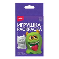 LORI Ир-034 Набор для творчества LORI Игрушка-раскраска Монстрик 3D Art.