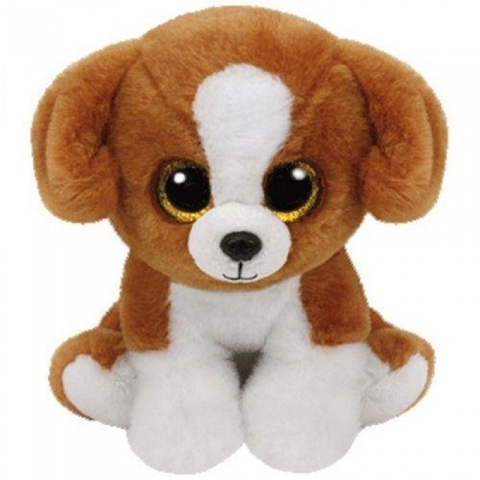 TY 42182 Beanie Babies Мягкая игрушка Щенок Snicky, 15 см