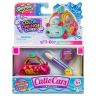 Moose 57134 Машинка Cutie Car S3, меняющая цвет с кисточкой и фигуркой Шопкинс, Purse Gear