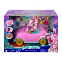 Mattel HCF85 Игровой набор Mattel Enchantimals Автомобиль Бри Кроли с куклой и аксессуарами