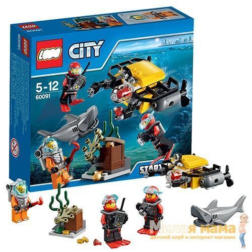 Lego City 60091 Лего Город Морская исследовательская лаборатория для начинающих