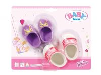 Zapf Creation Baby born 822-159 Бэби Борн Ботиночки, 2 пары (розовые и сиреневые)