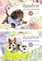 ErichKrause 43266EK Альбом для рисования А4 40л Верные друзья, клеевое скрепление