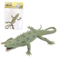 ABtoys (АБтойс) PT-01722 Фигурка Abtoys Юный натуралист Рептилии Ящерица (зеленая с шипами на спине), термопластичная резина