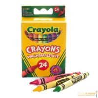 Crayola 0024 Набор восковых мелков, 24 шт.