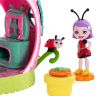 Mattel FXM98 Enchantimals® Petal Park Игровой набор Домик букашек, Кухня с куклой Ладелия Божья Коровка