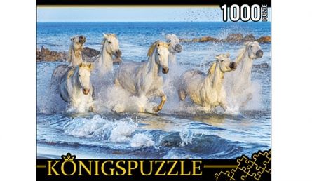 Konigspuzzle ГИК1000-6550 Пазлы Дикие лошади, 1000 элементов