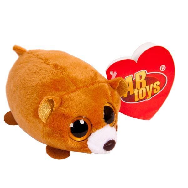 AB toys M1011 Мягкая игрушка Медвежонок коричневый, 10 см
