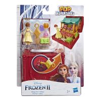 Hasbro E7080 Принцессы Дисней Мини-кукла Холодное сердце 2 Игровой набор "Шкатулка" Деревня с Анной