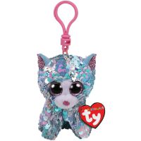 TY 35308 Flippable Брелок Котик Whimsy с пайетками, 12 см