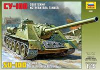 Звезда 3531 Сборная модель Самоходка "СУ-100", 1:35
