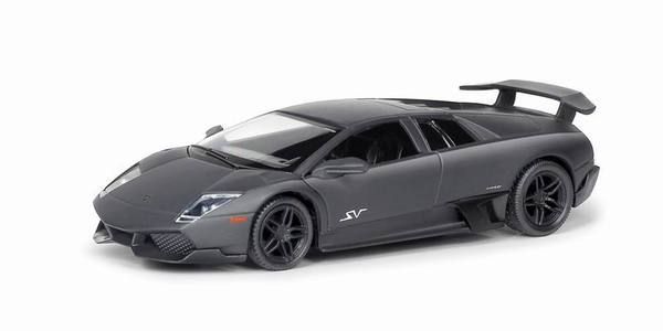 RMZ City 554997 Машина металлическая Lamborghini Murcielago LP670-4, 1:32, инерционная, серый матовый цвет