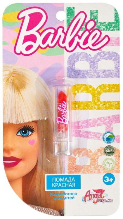 Barbie Barbie01-03 Набор косметики для девочек Barbie Помада Красная