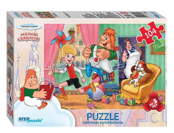 STEP puzzle 82030 Пазл Малыш и Карлсон, 104 детали 