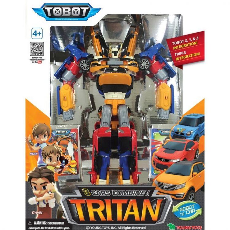 Tobot 301056 Робот-трансформер 3 в 1 Тобот mini Тритан XYZ