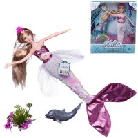 Junfa WJ-22334 Кукла Junfa Atinil Русалочка в розовом костюме, 28см