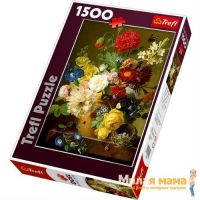 Trefl 26120 Пазл Натюрморт с цветами, 1500 деталей