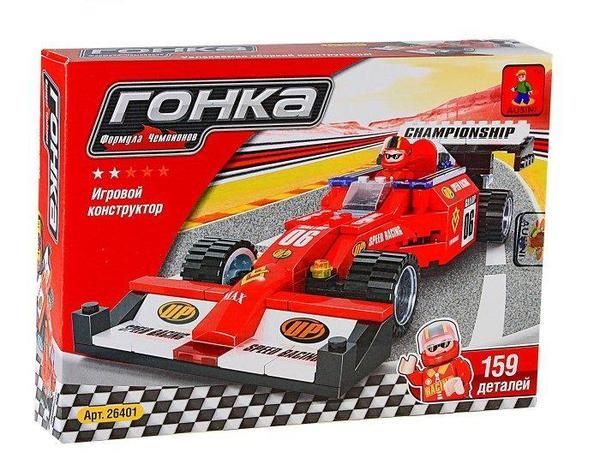 Ausini 26401 Конструктор Гоночная машина "Гонка", 159 дет.