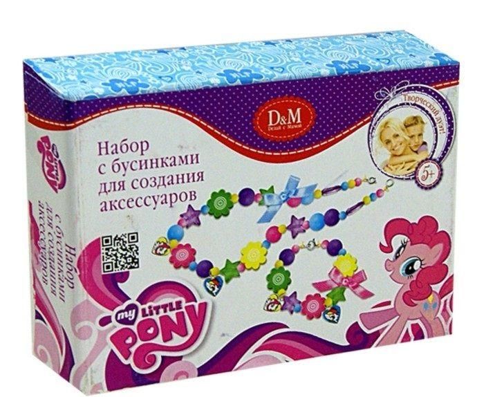 Docha&Mama 55196 Набор с бусинками для создания аксеcсуаров "Яркая радуга"