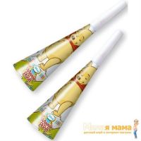 Горны Винни-Пух и Пятачок, 6 шт.