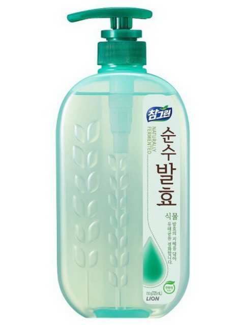 CJ LION 618669 CJ LION Средство для мытья посуды, овощей и фруктов "CHAMGREEN Pure Fermentation" Горные травы, с дозатором, 720 мл, Южная Корея