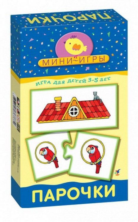Дрофа 1151 Игра настольная Мини-игры Парочки (новый дизайн)