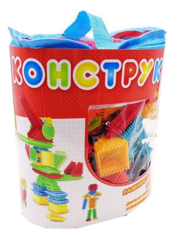 ABtoys PT-00783 Конструктор со щетинками "Кид Блок", 90 деталей