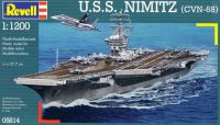 Revell 05814 Сборная модель Американский авианосец Нимиц (CVN-68), 1:1200