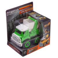 ABtoys (АБтойс) C-00435 Машинка-конструктор Abtoys Cпецтехника "Городские службы" Мусоровоз с контейнером с отверткой