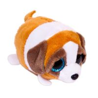 AB toys M1019 Мягкая игрушка Собачка коричневая с белым, 10 см