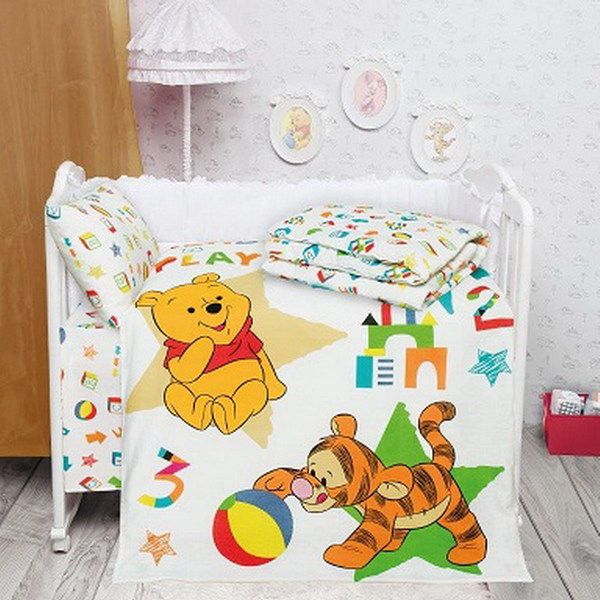 Мона Лиза 521164 Комплект постельного белья ясли. Бязь. Винни Baby play