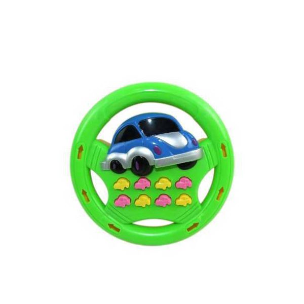 Junfa Toys 3320 Руль детский со световыми и звуковыми эффектами, 13x13x3 см