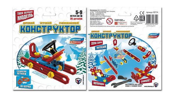 Технолог 00754 Конструктор "Собирайка" Мотосани