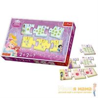 Trefl 00652 Настольная игра-пазл Составь ряд Очаровательные принцессы