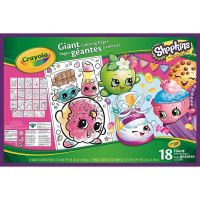 Crayola 04-0252 Большая раскраска Шопкинс, 18 страниц