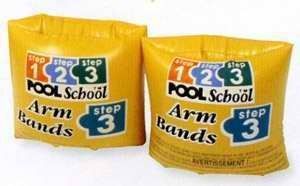 Нарукавники надувные "Pool School", 3-6 лет