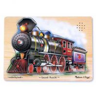 Melissa & Doug 341 Пазл со звуком, Поезд