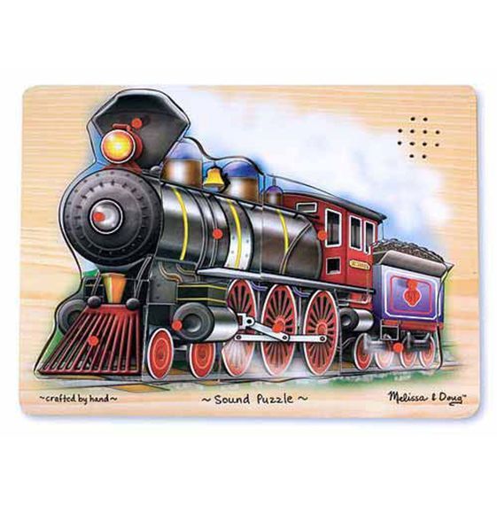 Melissa & Doug 341 Пазл со звуком, Поезд