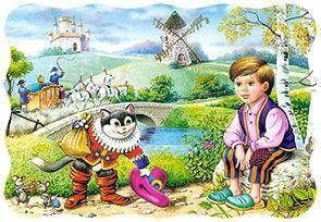 Пазл Castorland 30 деталей Кот в сапогах, средний размер элементов 4,6?5,3 см