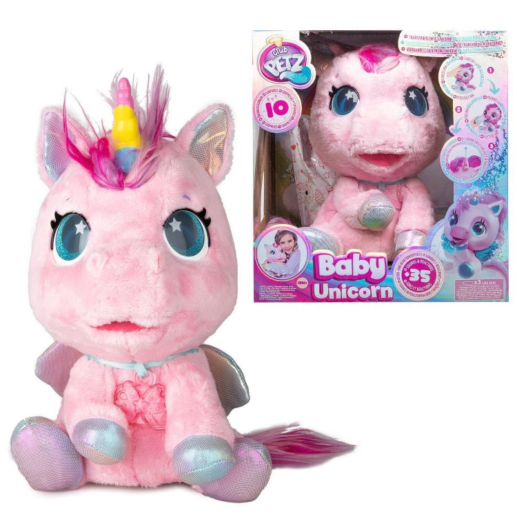 IMC Toys 93881/розовый Игрушка интерактивная IMC Toys Club Petz Волшебный малыш Единорог, розовый