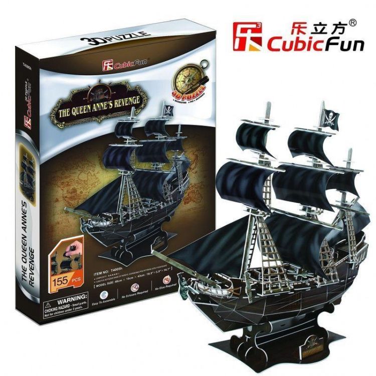 Cubic Fun T4005 Корабль Месть королевы Анны 
