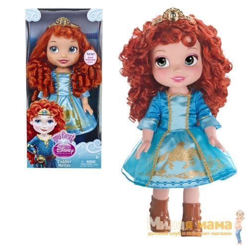 Disney Princess 758280 Принцессы Дисней Малышка Мерида, 35 см