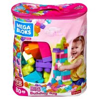Mattel DCH62 Mega Bloks Конструктор First Builders для девочек, 80 деталей