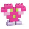 Mattel DCH62 Mega Bloks Конструктор First Builders для девочек, 80 деталей