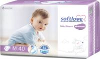 Softlove SK02M40-6 Подгузники Softlove-Platinym M (6-11 кг) 40шт