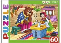 Рыжий кот ПА-4531 Artpuzzle. Пазлы 60 элементов. МАШЕНЬКА И МЕДВЕДЬ