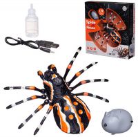 Junfa ZY1246072 Интерактивная игрушка JUNFA Паук, выпускает пар, на ИК управлении