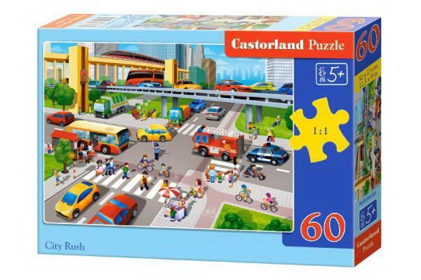 Castorland B-066131 Пазл Castorland MIDI 60 деталей Городское движение