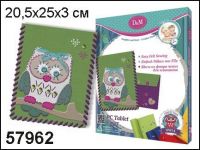 Docha&Mama 57962 Набор шьем из фетра Чехол для планшета Совы