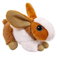 ABtoys M5054 Мягкая игрушка Кролик коричневый, 15 см